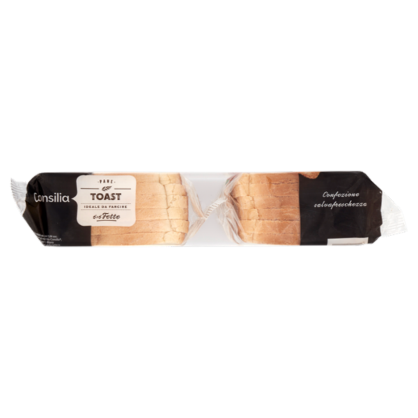 Consilia Pane per Toast 6+6 Fette 200 g