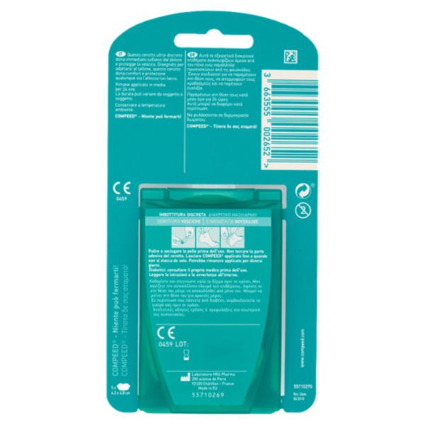 Compeed Cerotti per Vesciche Tacchi Alti Tallone 5 pz