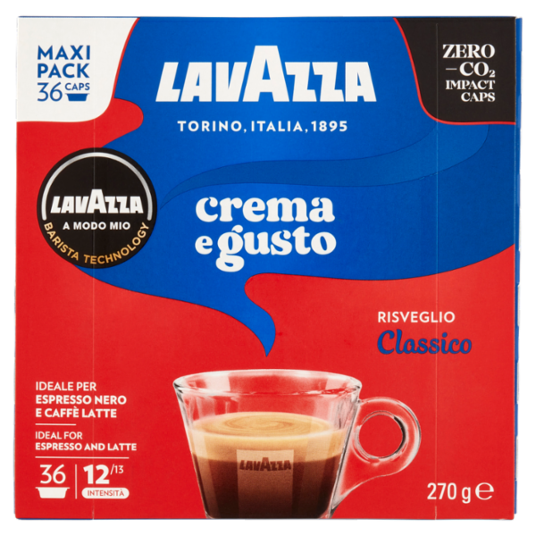 Lavazza A Modo Mio crema e gusto 36 Capsule 270 g