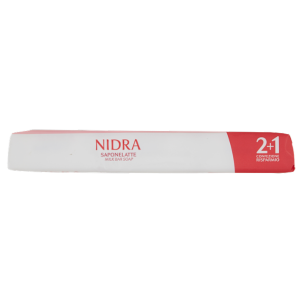 Nidra Saponelatte Delicato con latte di Mandorla 3 x 90 g