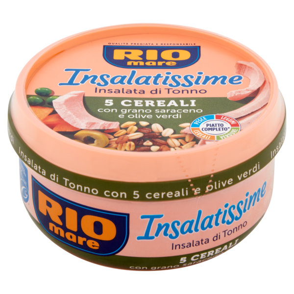 Rio mare Insalatissime Insalata di Tonno 5 Cereali con grano saraceno e olive verdi 220 g