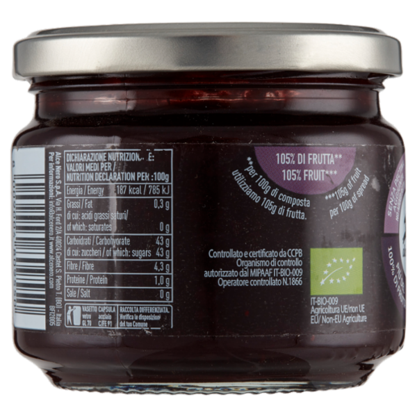 alce nero Frutti di Bosco 270 g