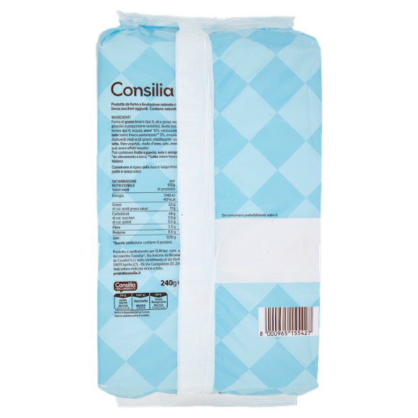 Consilia Croissant Classici Senza Zuccheri Aggiunti 6x40 g
