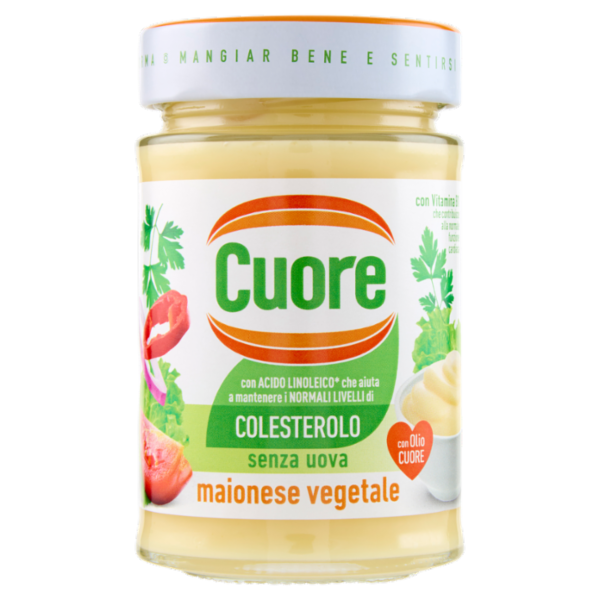 Cuore maionese vegetale senza uova 180 g