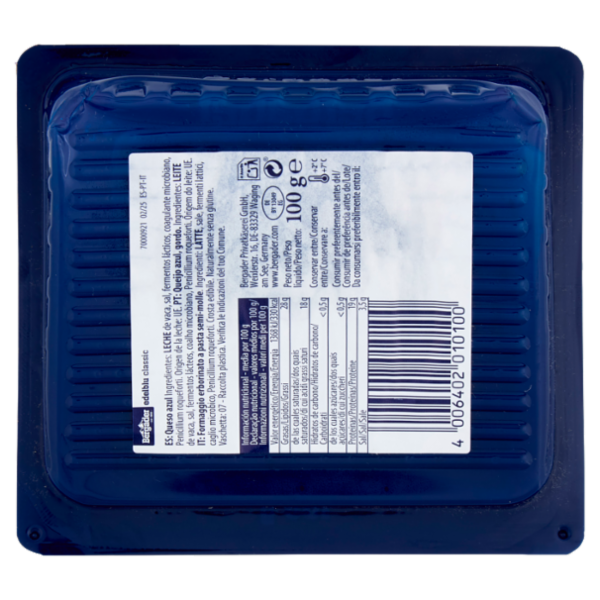 Bergader edelblu Blue cheese Classic 100 g