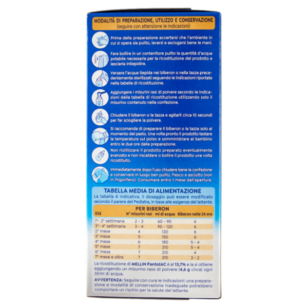Mellin PantolAC per Coliche e Stipsi polvere 600g