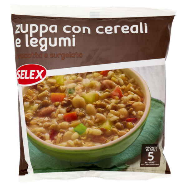 Selex Zuppa di Cereali e Legumi Surgelata 600 g