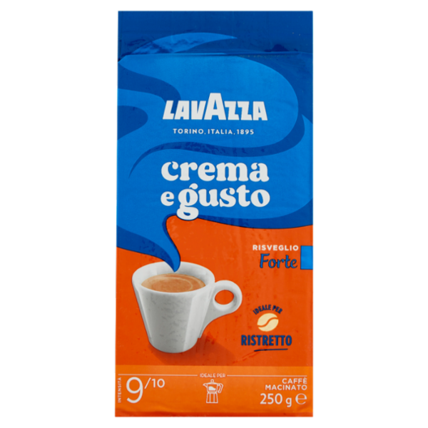 Lavazza crema e gusto Forte Caffè Macinato 250 g