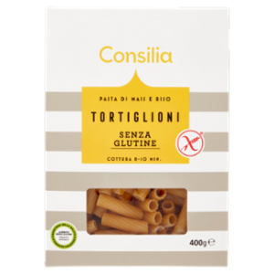 Consilia Pasta Di Mais e Riso Tortiglioni Senza Glutine 400 g