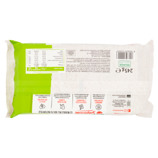 Doria Semplicissimi Crackers Grano Saraceno e Semi di Chia - 245 g