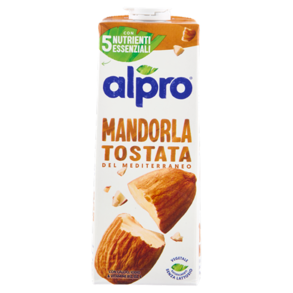 Alpro Classico, Bevanda alla Mandorla, 100% vegetale con vitamine B2, B12 e D 1 Litro