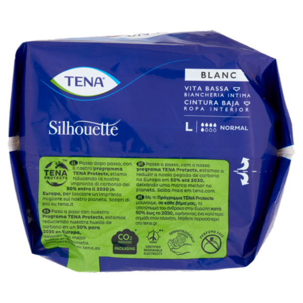 Tena Silhouette Blanc Vita Bassa Normal L 5 pz