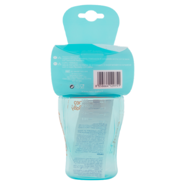 neo Baby Tazza con Beccuccio Semi-Soft 260 ml 6m+