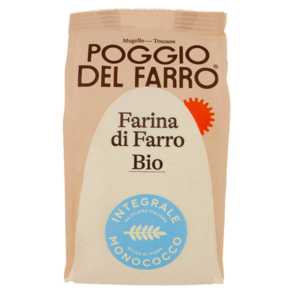 Poggio del Farro Farina di Farro Bio Integrale Monococco 500 g