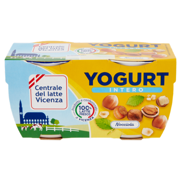 Centrale del latte Vicenza Yogurt Intero Nocciola 2 x 125 g