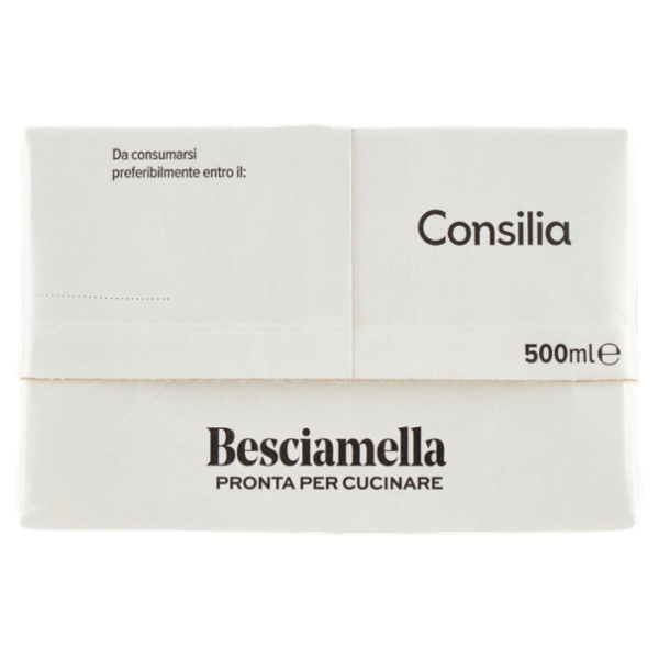 Consilia Besciamella Pronta per Cucinare a Lunga Conservazione 500 ml
