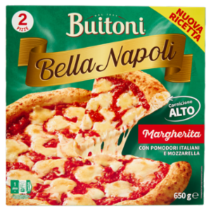 BUITONI Bella Napoli La Classica Margherita Pizza Surgelata 2 Pizze 650 g