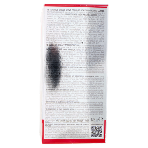 illy Classico 18 Cialde per Caffè Espresso 131 g