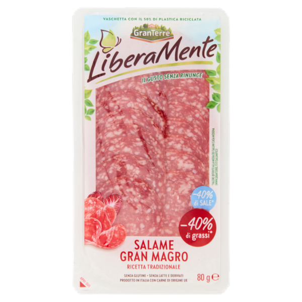 GranTerre LiberaMente Salame Gran Magro 80 g