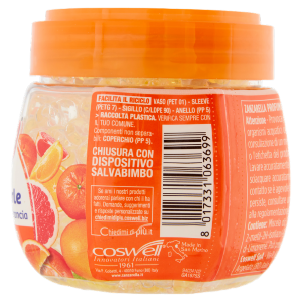 Zanzarella Profumatore in Perle Esplosione di Agrumi 170 g