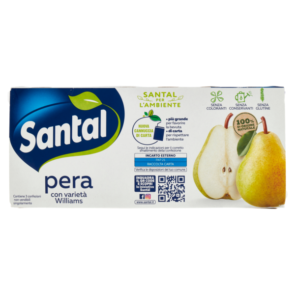 Santàl pera con varietà Williams 3 x 200 ml