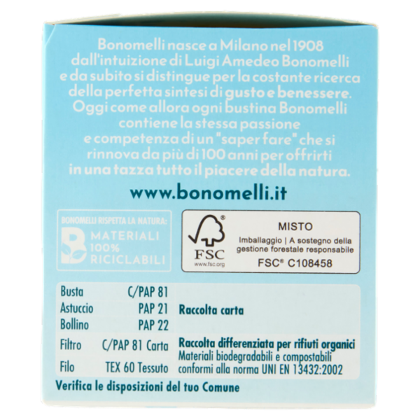 Bonomelli Tisane Rilassante 16 Filtri 32 g