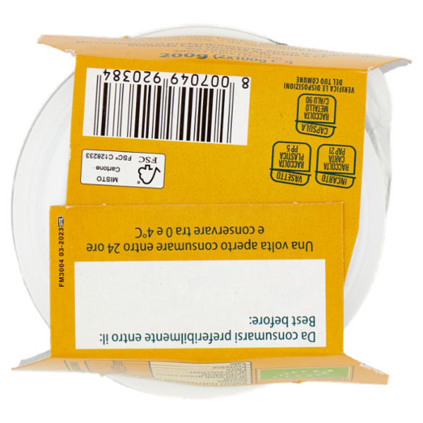 Chini Bio la Mousse 100% frutta Passata di mela Golden e pesca 2 x 100 g