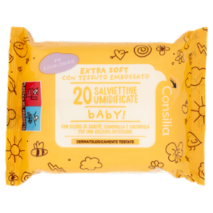 Consilia Salviettine Detergenti Per Bimbo Extra Soft 20 Pezzi