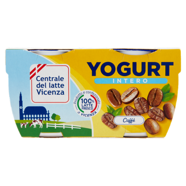 Centrale del latte Vicenza Yogurt Intero Caffè 2 x 125 g
