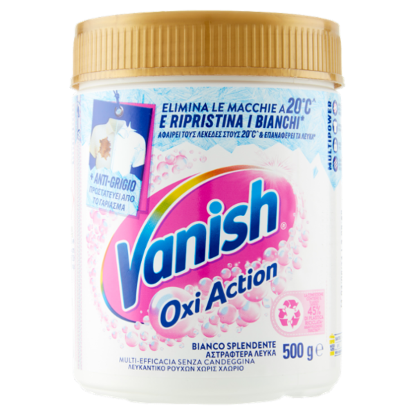 Vanish Oxi Action Polvere bianca Smacchiatore bucato 500g