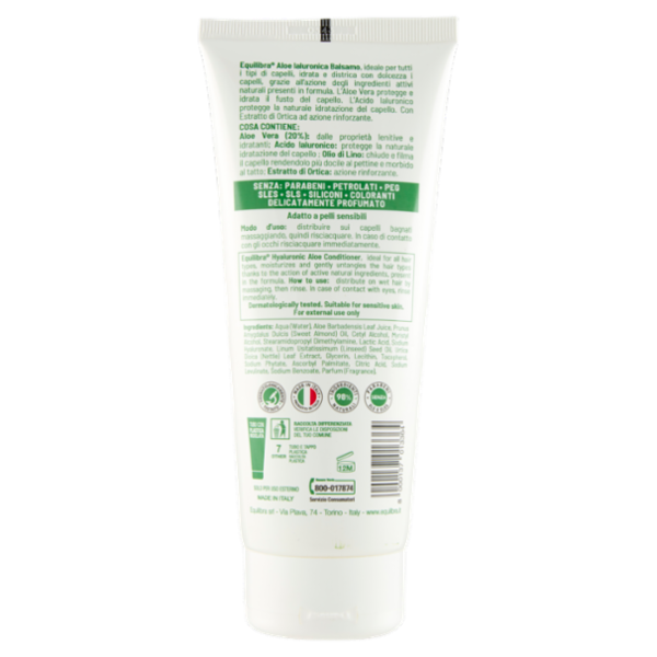 equilibra Aloe Ialuronica Balsamo Idratante 200 ml