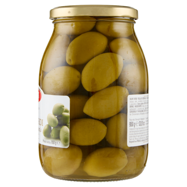 Iposea Linea Premium Olive Verdi Bella di Cerignola in salamoia 950 g
