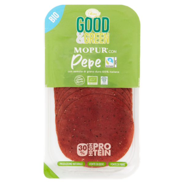 Good & Green Bio Mopur al Pepe Affettato Vegetale 90 g
