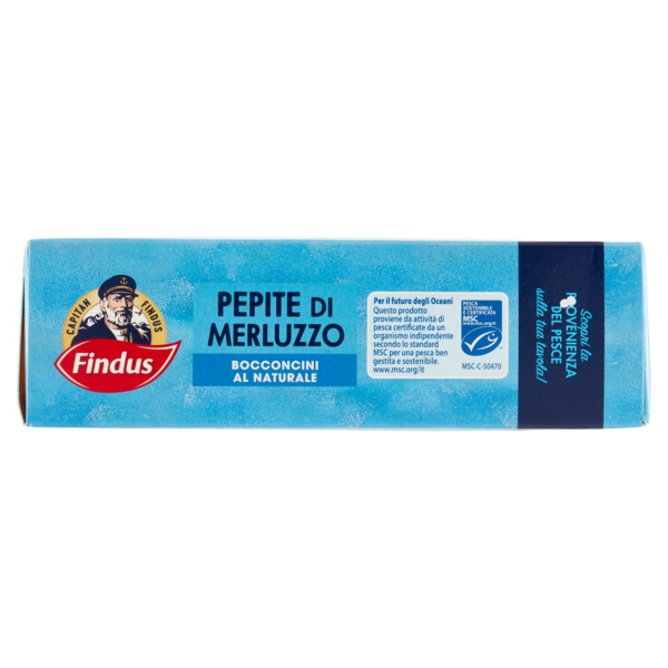 Capitan Findus Pepite di Merluzzo Bocconcini al naturale 200 g