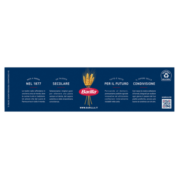 Barilla Pasta Spaghettoni n.7 100% Grano Italiano 1Kg