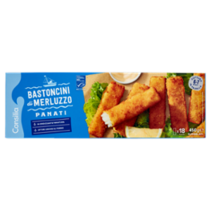 Consilia Bastoncini Di Merluzzo In Croccante Panatura Surgelati 18x25 g