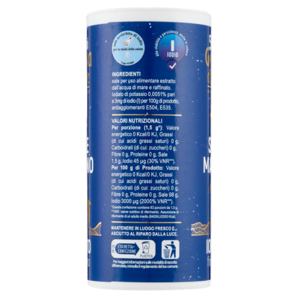 Gemma di mare Sale Marino Iodato finissimo 125 g
