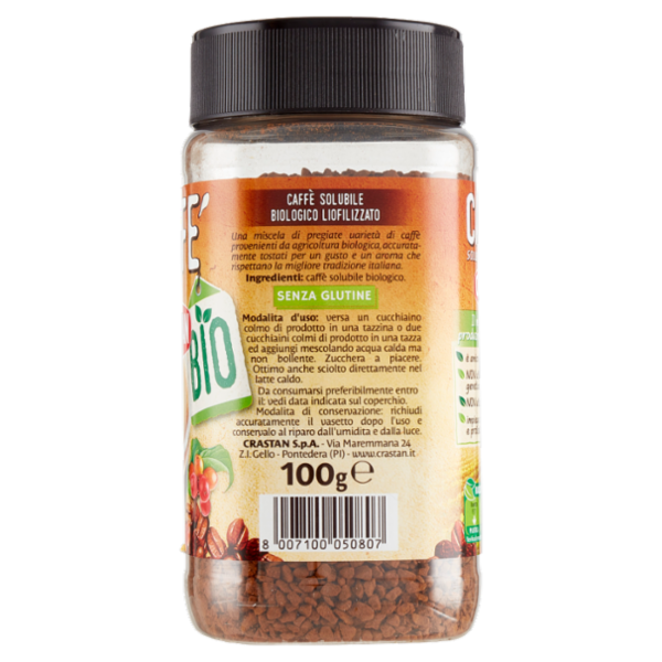 Crastan Bio Caffè Solubile 100 g