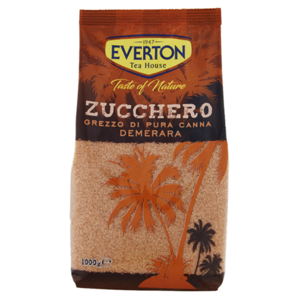 Everton Taste of Nature Zucchero Grezzo di Pura Canna Demerara 1000 g