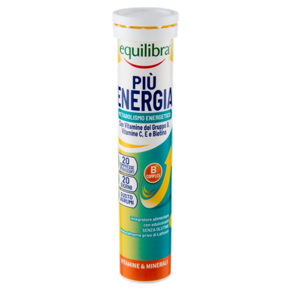 equilibra Più Energia Metabolismo Energetico 20 Compresse Effervescenti 90 g