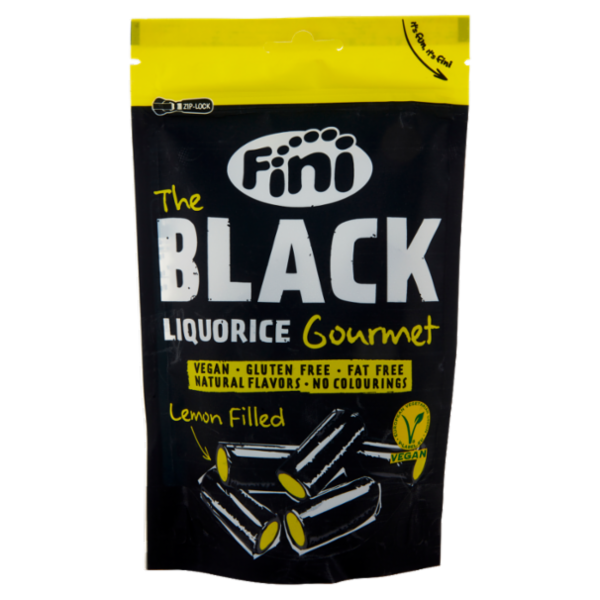 Fini the Black Liquorice Lemon Filled 180 g