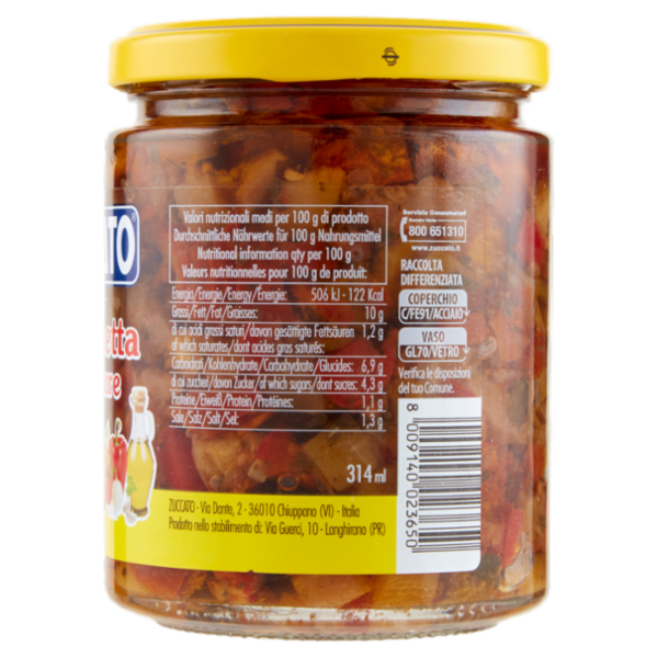 Zuccato Bruschetta alle verdure 280 g