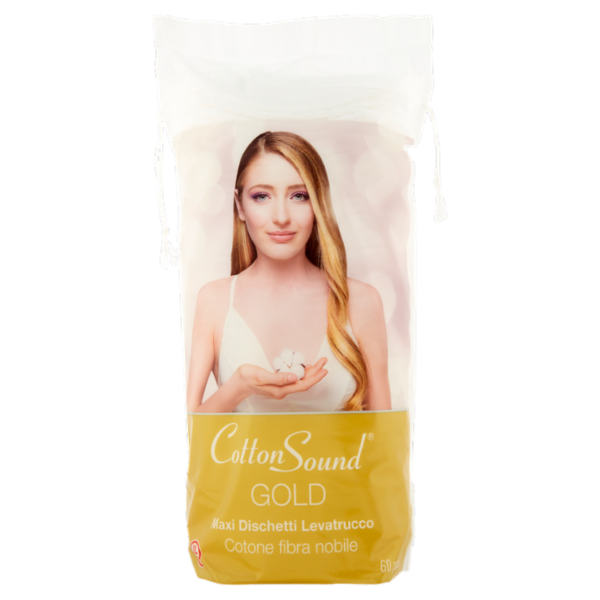 Cotton Sound Gold Maxi Dischetti Levatrucco 60 pz