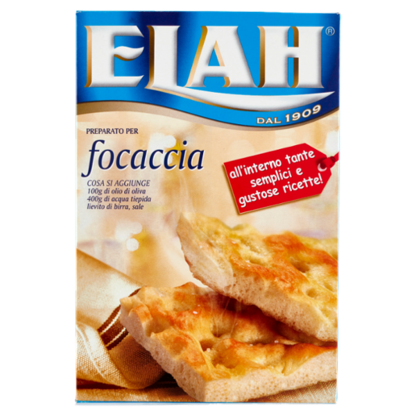 Elah Preparato per focaccia 500 g