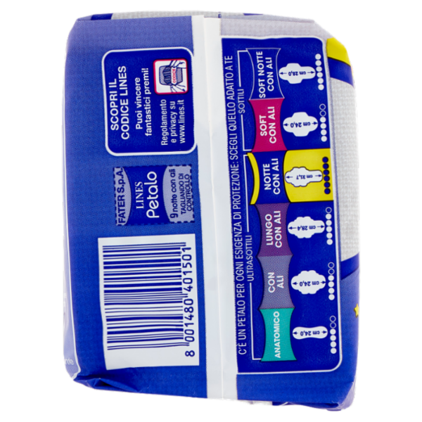 Lines Petalo notte con ali 9 pz