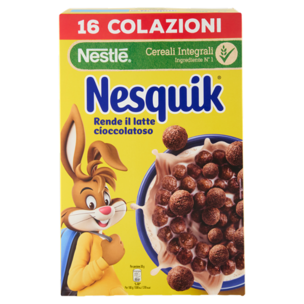NESQUIK Palline con Cereali Integrali al Cacao 500g