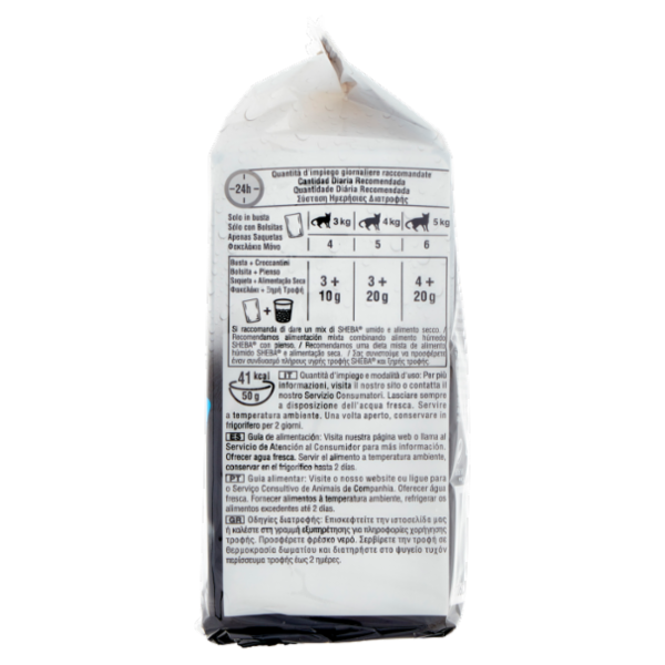 Sheba Délices du Jour in Salsa Cibo Umido Gatto con Salmone e Tonno 6 x 50 g