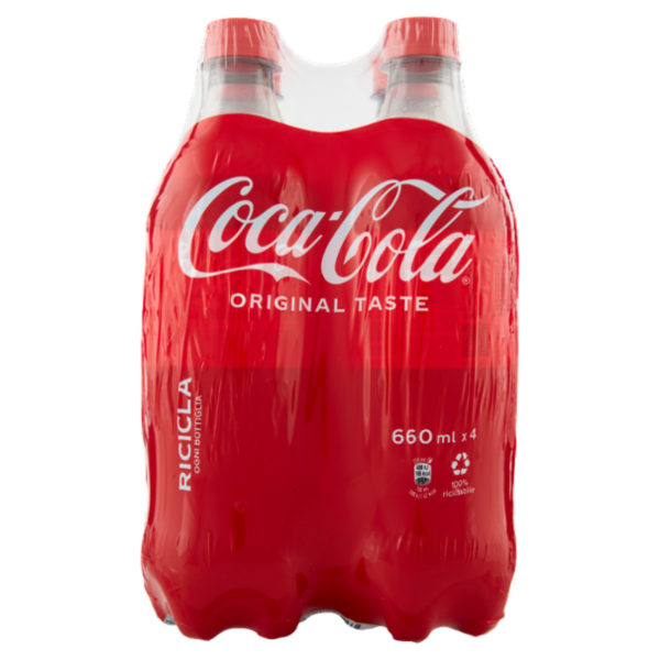 COCA-COLA Original Taste PET 4 x 660 ml