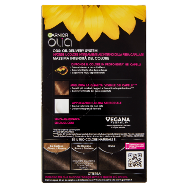 Garnier Olia Tinta Capelli, Senza Ammoniaca, Brown 50