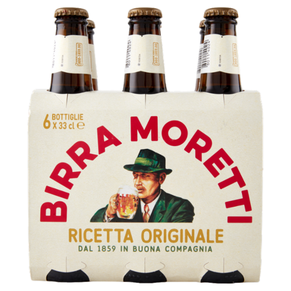 Birra Moretti Ricetta Originale 6 x 33 cl